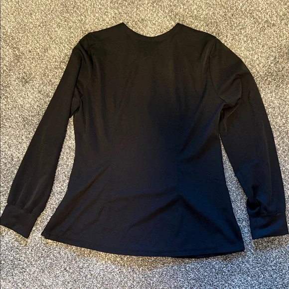 Women's Black scrub jacket - Picture 3 of 3